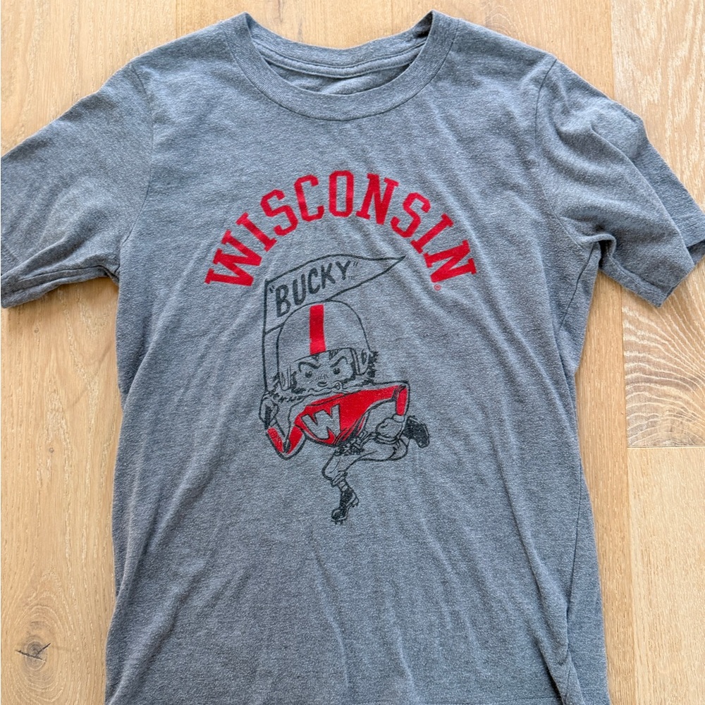 Wisconsin Kids Gray T-Shirt